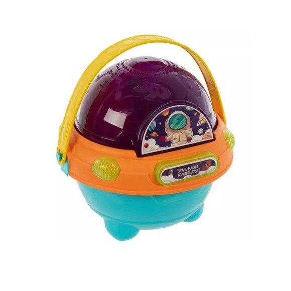 9-PCS Bucket Playset, Pack Up & Carry, Outdoor Play, Water Beach, Kids, Toddler - Picture 3 of 5